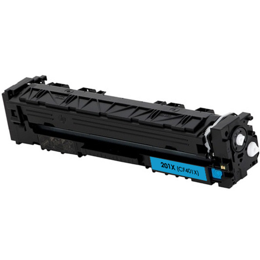 HP 201X Cyan / Alternativ HP LaserJet Toner -  CF401X Lasertoner Tonerkartusche
