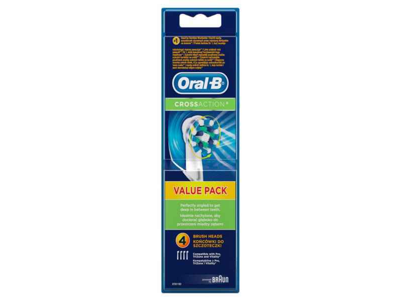 Oral-B Ersatzbürsten CrossAction EB50-4 (4 Stück)