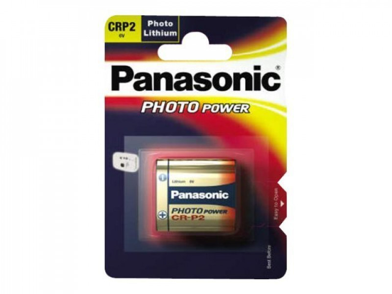 Panasonic Batterie Lithium Photo CRP2 3V Blister (1-Pack) CR-P2L/1BP
