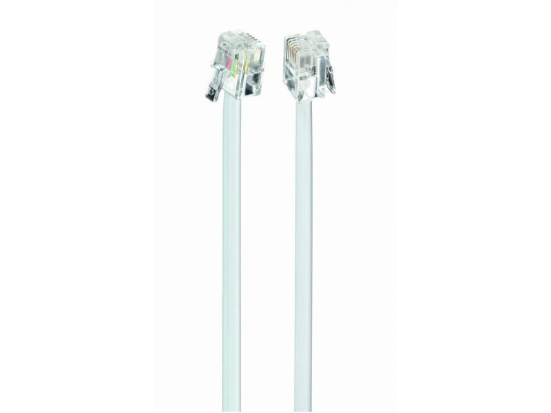 CableXpert Telephone cord 6P4C 3 meters TC6P4C-3M
