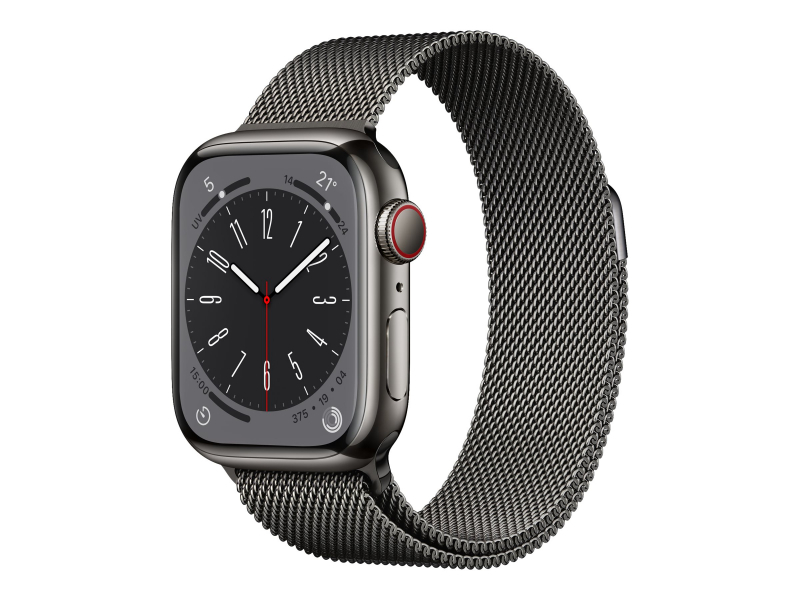 Apple Watch Series 8 GPS Cellular 41mm Graphite Stainless Steel MNJM3FD/A