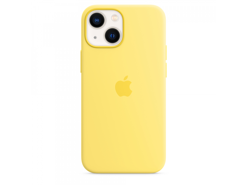 Apple iPhone 13 mini Silicone Case with MagSafe Lemon Zest MN5X3ZM/A