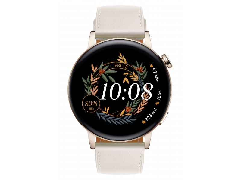 Huawei Watch GT 3 42mm Weiß Amoled Display Bluetooth GPS 55027150