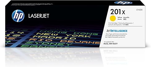 HP LaserJet Pro MFP M274n (M6D61A) Colour Multifunction Laser Printer, White + HP 201X Toner (black)