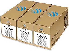 duston 3x CE390A, 90A Black Toner Compatible with HP M601 M602 M603 M4555