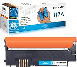 LOSMANN 117A Toner Compatible with HP 117A W2071A Toner with Chip for HP Color Laser 150 a 150 nw 150 Series MFP 170 MFP 178 nw MFP 178 nwg MFP 179 FNG MFP 179 fnw (Cyan)