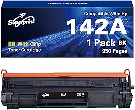 Superprint 142A Toner Cartridge (with Chip) Black Compatible with HP 142A W1420A 142X W1420X Toner (Standard)