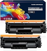 Nestink 135X 1350X Toner 【2400 Pages】 Compatible with HP Laserjet MFP M234dw M234sdw M234sdwe Toner HP Laserjet M209dw M234sdn M234dwn M209dwn 135A W1350A (2 Black)