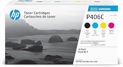 HP CLT-P406C (SU375A) Multipack Original Toner 1x Black, 1x Cyan, 1x Magenta, 1x Yellow (Compatible: CLP-360, 365, 365W / C410W, C460W, C460FW / CLX-3300, 3305, 3305W), rainbowkit