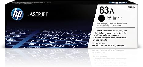 HP 83A (CF283A) Original Toner Black for HP LaserJet Pro M125, M127, M201, M225