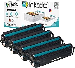 Inkadoo Toner for HP 201X / CF400X + CF253AM Colour Laserjet Pro MFP M 277 dw Colour Laserjet Pro M 252 n (Multipack) Toner Cartridges, Printer Toner