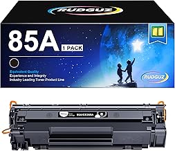 RUDGUZ CE285A 85A Toner Compatible with HP 85A for HP Laserjet P1102W Toner Black P1102 M1212NF M1132MFP M1217NFW M1212 M1132 M1210 M1210MFP P1109 (Black, Pack of 1)