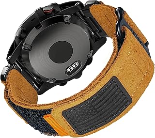 Watch Strap for Garmin, Super Robust Replacement Nylon Sports Strap for fēnix / Forerunner / Vivoactive / Approach / MARQ / quatix / D2 Series, for Men