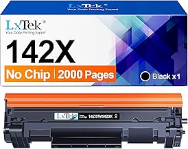 LxTek 142X 142A Toner W1420X W1420A Compatible Black for HP 142A 142X for HP Laserjet MFP M140w Toner for Laserjet M110w Toner M110w M110 M139w M139 M140w M140 (No Chip, Black, 2000 Pages