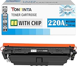 TONTINTA 220A W2200A Compatible Toner Cartridge with Chip Standard Capacity 2000 Pages Black for H P Color Laserjet Pro 4202 4202dw 4202dn MFP 4302 4302dw 4302fdw 4302fdn Printers